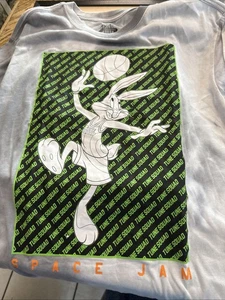 Y2K Space Jam T-Shirt Men’s M Bugs Bunny Looney Tunes Tune Squad Graphic Tee - Picture 1 of 3