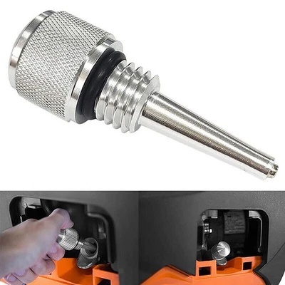 For Yamaha EF1000iS Auto Accessories 1 PC Silver Aluminum Magnetic Oil Dipstick - Image 1 of 4