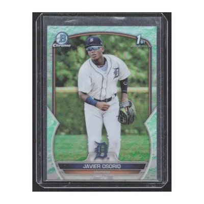 2023 Bowman Chrome Prospects Lava Refractor Javier Osorio Tigers #BCP-4 - Image 1 of 3