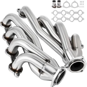 Exhaust Manifold Swap S10 Headers for Chevy LS1 LS2 LS3 LS6 LS Engine 5.3 6.0 = - Picture 1 of 11