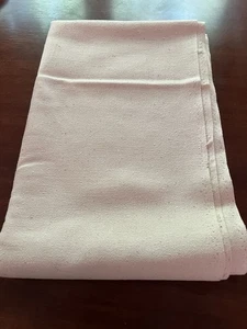2 Yds Natürlicher Baumwolle Ungebleichter Musselin Stoff 44 cm breit - Bild 1 von 4