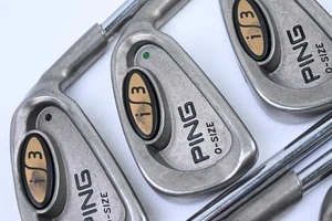 Ping i3 O-Size Irons / 2-PW / Green Dot / Stiff Flex Ping JZ Red Shafts - Picture 1 of 7