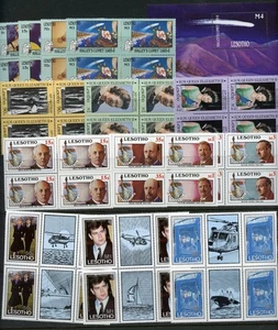 Lesotho #526\\570 (L049) (5) comp blocks of 4 sets 1986-1987, MNH,VF,CV$100.05 - Picture 1 of 1