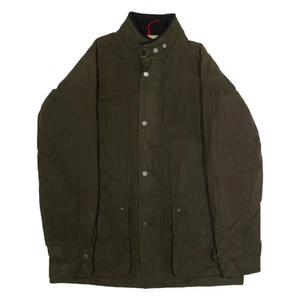 TOMMY HILFIGER Mens Wax Coat Green XL - Imagen 1 de 6