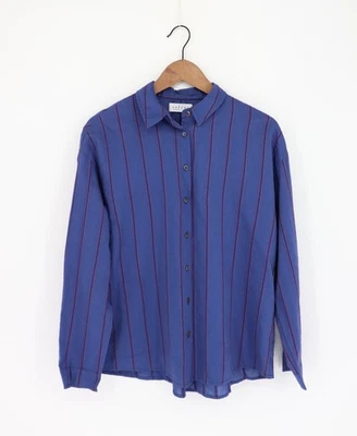 Camisa VELVET By Graham & Spencer Manga Larga Rayas Abotonada Azul S $159A1 169 Foto 1 de 2