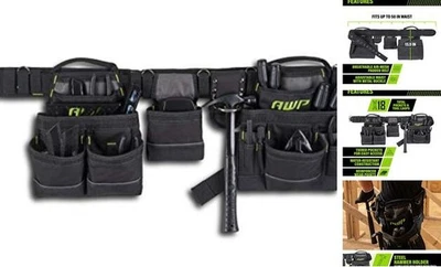 Tool Belt, Tool Rig, Durable, Premium Tool Belt Organizer Carpenter Tool Rig - Image 1 of 4