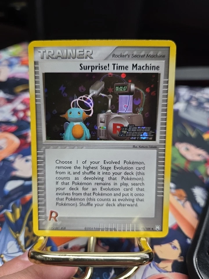 Surprise! Time Machine 91/109 Team Rocket Returns Reverse Holo LP+ - Image 1 of 4
