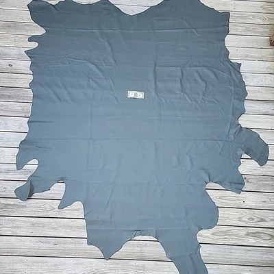 Tapicería de cuero gris 50 pies cuadrados cuero de vaca completo cuero gris de alta calidad  Foto 1 de 4