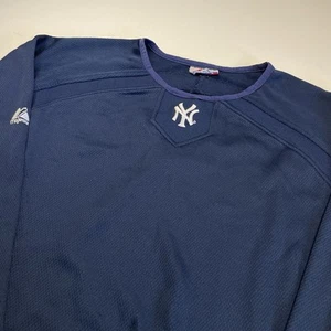 Majestic Authentic New York Yankees Batting Shirt Mens L Thermabase - Picture 1 of 5