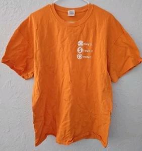 FYE Music Orange Employee T-Shirt XL - Picture 1 of 3