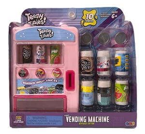 Teeny Tinies Teeny Máquina Expendedora Edición de Bebidas 10 Piezas Mini Snack Juego NUEVO - Imagen 1 de 4