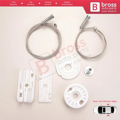 Rear Quarter Window Regulator Repair Kit for Porsche Carrera 911 (996) 1997-2005 - Image 1 of 4