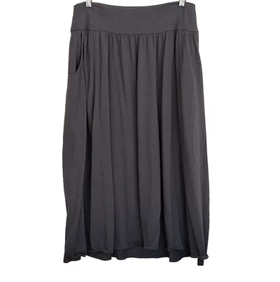 Pure Jill Women Skirt Plus Size 2X Pockets Lagenlook Flowy Career Office Comfy - Image 1 of 4