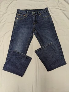 Jeans uomo Levi's 527 slim fit bootcut gamba elasticizzato etichetta taglia 30x30 misura 31x30 - Foto 1 di 11