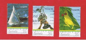 Australia #1001-1003 VF used America's Cup Free S/H - Picture 1 of 1
