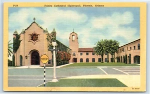 Postal de la Catedral de la Trinidad Episcopal en Phoenix Arizona AZ - Imagen 1 de 2