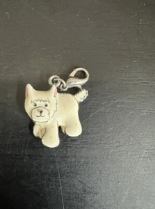 Ganz Webkinz Sammlerstück Charm weiß Terrier Hund Clip On Charm nicht mehr produziert - Bild 1 von 3