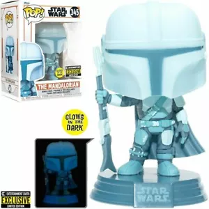 Star Wars: The Mandalorian Hologram Glow-in-the-Dark Pop! EE Exclusive In Stock! - Picture 1 of 1