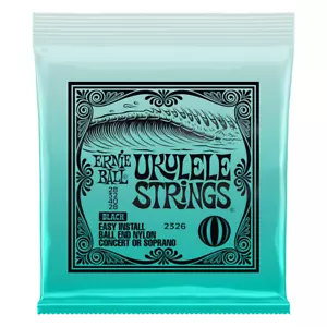 Ernie Ball SCHWARZ Nylon Konzert oder Sopran Kugelkopf Ukulele Saiten 2326 - Bild 1 von 1