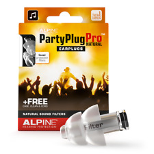 Alpine Hearing Protection PartyPlug Pro Natural Earplugs - Pro Linear Filter