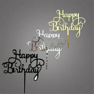 3 spine per torta Happy Birthday figura per torta topper per torta - Foto 1 di 9