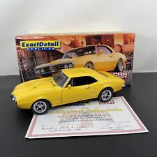New Listing1/18 Lane Exact Detail 1967 Car Craft Pontiac Firebird 455 Yellow Part # Wcc406