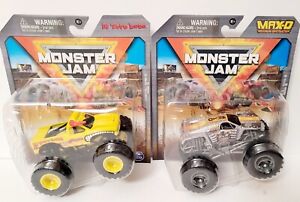 Monster Jam 2020 El Toro Loco, Max-D Truck Legacy Series 15 1:64, Yellow set #2