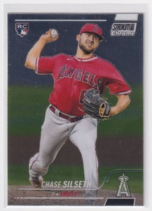 2022 Topps Stadium Club Chrome Chase Silseth RC Rookie #400 ST1