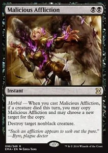 *MRM* ENG Affliction malveillante - Malicious Affliction MTG Eternal Master - Foto 1 di 1