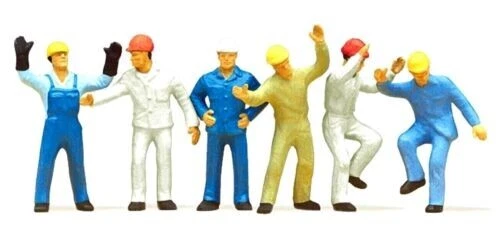 PREISER 10105 operai industria pesante HO. - Immagine 1 di 1
