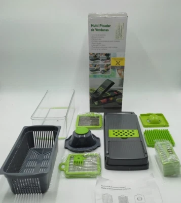 Multifunktionaler Küchenschaber Zerkleinerer T-GOGO Coupe Légumes 13 in 1 02  - Bild 1 von 4