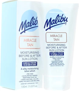 Malibu Miracle Tan Sun Lotion 150ml – Before & After Tanning Moisturiser Care - Picture 1 of 6