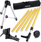12 Ft./3.7M Professional Laser Level Pole with Tripod and 1/4-Inch