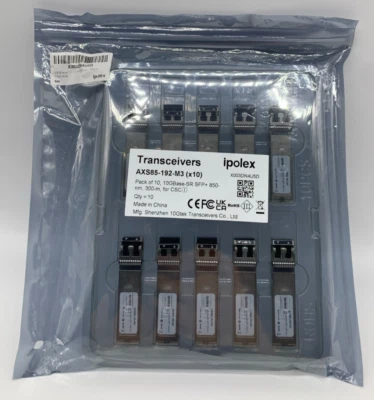 Transceiver SFP AXS85-192-M3 Clamshell Blister Pack Storage Case - Pack 10 - Image 1 of 3