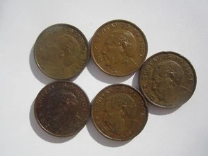 5x 1956-59 MEXICO 10 CENTAVOS - Picture 1 of 2