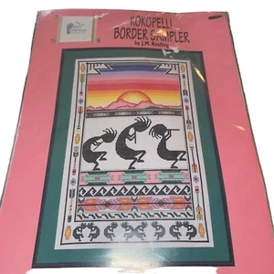 Kokopelli Sunset Counted Cross Stitch Pattern Keeling Pitter Southwestern Kit - Picture 1 of 5