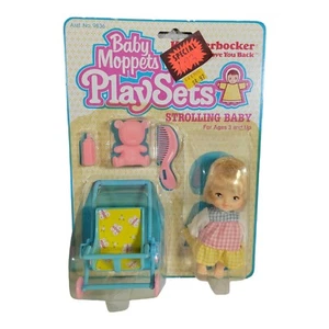 Knickerbocker Baby Moppets vintage 1981 set gioco alimentazione bambino sigillato - Foto 1 di 6