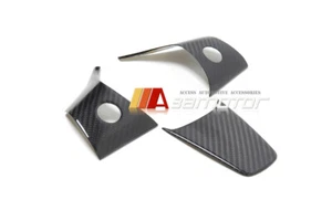 Juego de cubiertas de recorte de volante de fibra de carbono seca se adapta a Tesla Model 3/Y 2017-2023 - Imagen 1 de 4