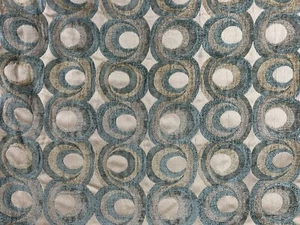 Green Circular Upholstery Fabric - Picture 1 of 8
