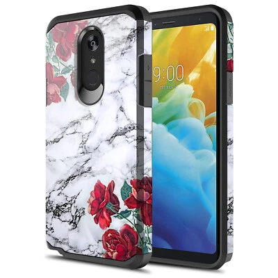 For LG Stylo 5 Hybrid Graphic Fashion Cute Colorful Silicone Case - Image 1 of 4
