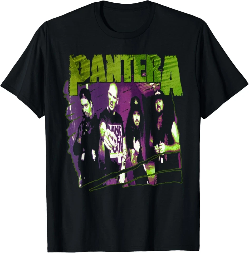 Pantera Official Vintage Group Sketch T-Shirt - Image 1 of 1