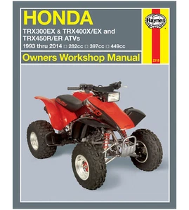 Haynes Repair/Service Manual '93-14 TRX300/TRX400EX, TRX400X, TRX450R/ER (M2318) - Picture 1 of 1
