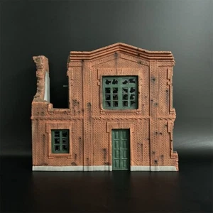 WAR PARK MINIATURES 1:30 WW2 DIORAMA WS054 BOMBED OUT FACTORY - Picture 1 of 13