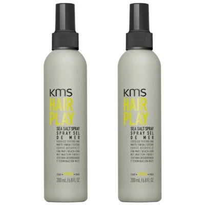 KMS Hairplay Sea Salt Spray 200ml x2 = 400ml Set - Bild 1 von 4