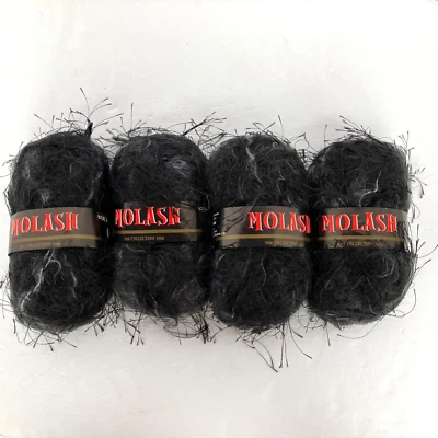 Mohair Blend Molash Yarn by S.R. Kertzer Bulky 71 yards 1 3/4 oz - 4 Skeins - Image 1 of 4