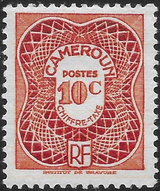 1947 France Colony CAMEROUN French Cameroons Postage Due 🔥MNH OG - Image 1 of 1