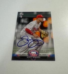 SCOTT KINGERY Autographed 2018 Topps Update Salute RC IP AUTO SIGNED - Imagen 1 de 1