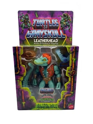 Figura de acción de lujo MOTU Origins Turtles of Grayskull LEATHERHEAD Foto 1 de 4