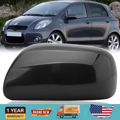 Tapa de espejo retrovisor lateral negra para Toyota Yaris 2007 2008 2009 2010 2011 lado izquierdo Foto 1 de 4