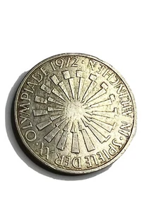 Germany 10 Mark Federal Republic 1972 J Munich Olympics KM 133 SILVER REV ERROR - Picture 1 of 4